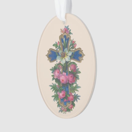 Paaskruis met Lily Ornament (voorkant)