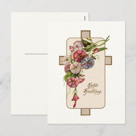  Paaskruis Post Kaart (Voorkant / Achterkant)