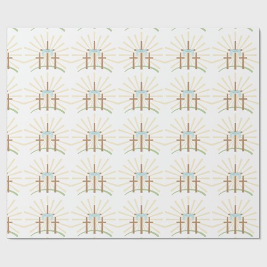 Paaskruising Cadeaupapier (Vlak)