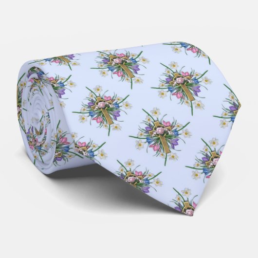 Paaskruising mannen stropdas (Opgerold)