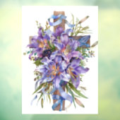 Paaskruisvensterklemming Raamsticker (Vel 3)