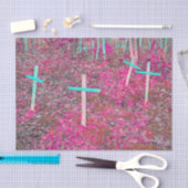 Paaskruizen Roze Turquoise Graf Kunst Tissuepapier (Craft)
