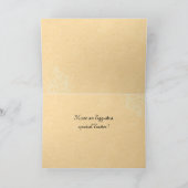 paaskuikens autorit feestdagen kaart (Binnen)