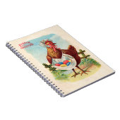 Paaskuikens Boerderij Kute Antiek Eggs Notitieboek (Rechterzijde)