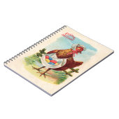 Paaskuikens Boerderij Kute Antiek Eggs Notitieboek (Linkerzijde)