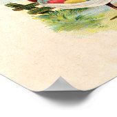 Paaskuikens Boerderij Kute Antiek Eggs Poster (Hoek)