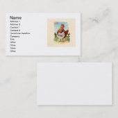 Paaskuikens Boerderij Kute Antiek Eggs Visitekaartje (Voorkant / Achterkant)