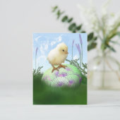paaskuikens Briefkaart (Staand voorkant)