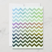 Paaskuikens en Bunny Flat Holiday Kaart (Achterkant)