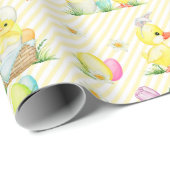 Paaskuikens en -eenden cadeaupapier (Rol Hoek)