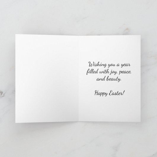 Paaskuikens en -eenden feestdagen kaart (Binnen)