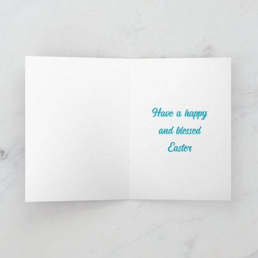 Paaskuikens en eieren feestdagen kaart (Binnen)