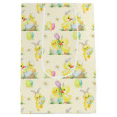 Paaskuikens en kippen met gemiddelde Baby Medium Cadeauzakje (Achterkant)