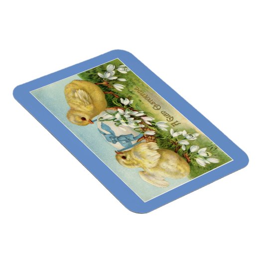 Paaskuikens met eiernet magneet (Rechterzijde)