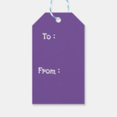 paaskuikens met tulpen cadeaulabel (Achterkant)