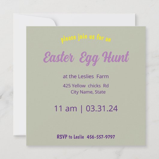  paaskuikens met tulpen kaart (Achterkant)