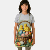  paaskuikens met tulpen Kinder Schort (Insitu)
