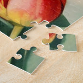  paaskuikens met tulpen legpuzzel (Zijkant)