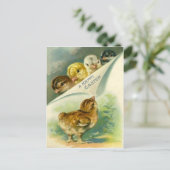  paaskuikens paas Kaart (Staand voorkant)