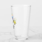 Paaskuikens schilderen het paasei glas (Links)