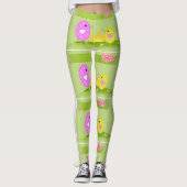 Paaskuikens tegen zonsopgang leggings (Voorkant)