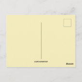  paaskuikens uitkomen briefkaart (Achterkant)