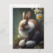 Paaskunst-Briefkaart Feestdagenkaart (Voorkant / Achterkant)