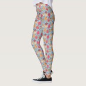 Paaskunst Religieus door de hand getrokken kunst Leggings (Links)