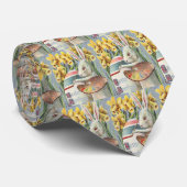 paaskunstenaar die een ei schildert, ZSSG Stropdas (Opgerold)