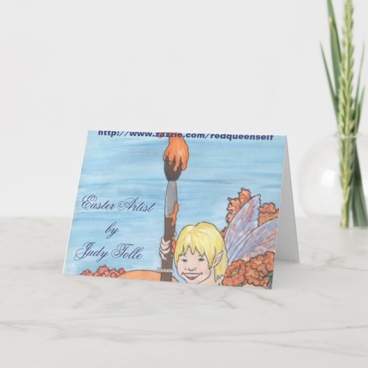 Paaskunstenaar Kaart (Achterkant)