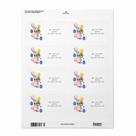 Paaslabels Etiket (Full Sheet)