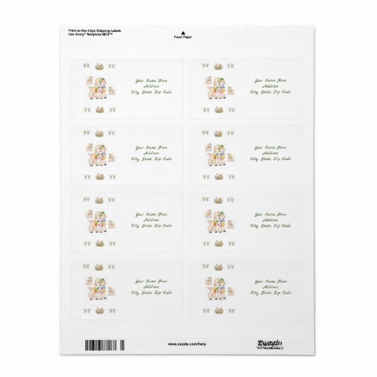 Paaslabels Etiket (Full Sheet)