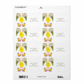 Paaslabels Etiket (Full Sheet)