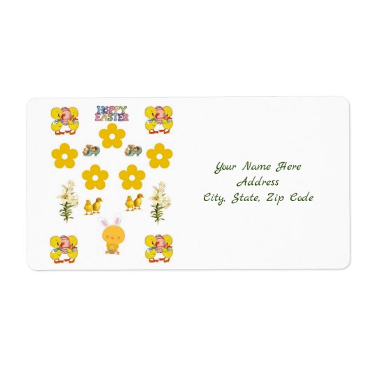 Paaslabels Etiket (Voorkant)