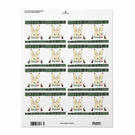 Paaslabels Etiket (Full Sheet)