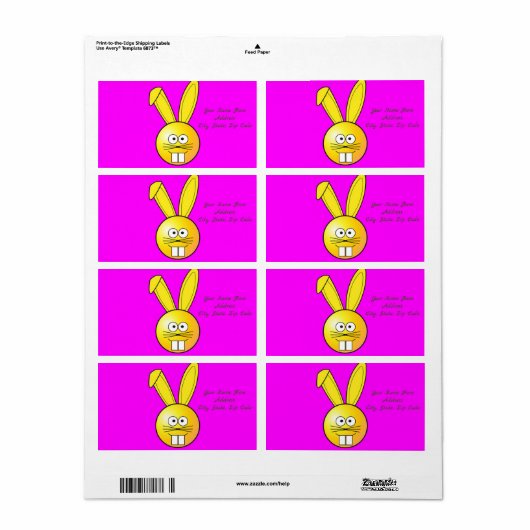 Paaslabels Etiket (Full Sheet)