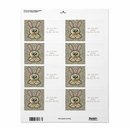 Paaslabels Etiket (Full Sheet)