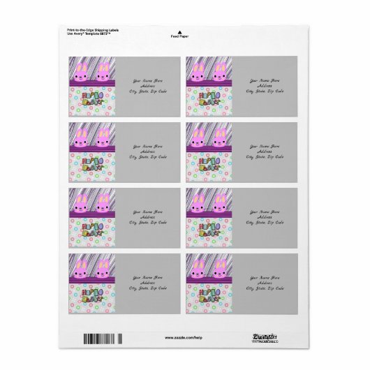 Paaslabels Etiket (Full Sheet)