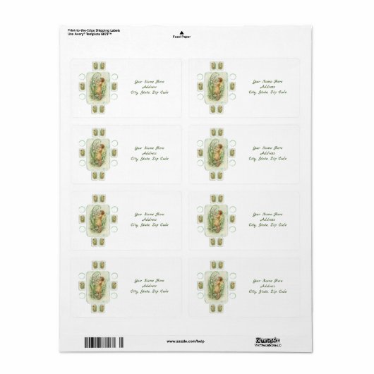 Paaslabels Etiket (Full Sheet)