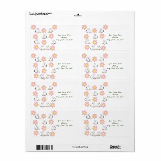 Paaslabels Etiket (Full Sheet)