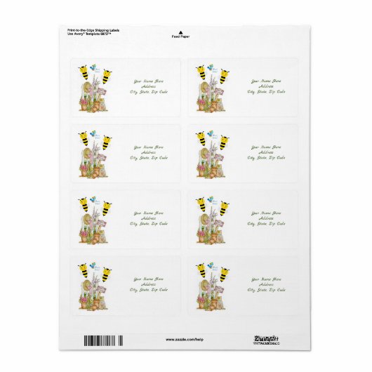 Paaslabels Etiket (Full Sheet)