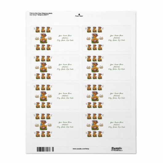 Paaslabels: Euck Etiket (Full Sheet)