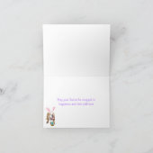 Paaslachtbulldog Feestdagen Kaart (Binnen)