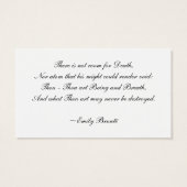 Paaslam gebed Kaarten Visitekaartje (Achterkant)