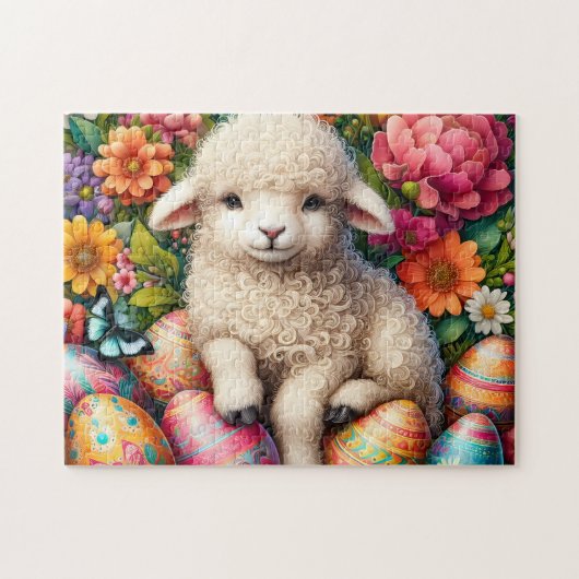 Paaslam Legpuzzel (Horizontaal)