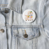 PAASLAM  RONDE BUTTON 5,7 CM (In situ)
