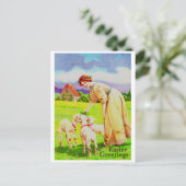 Paaslammeren Post Kaart (Staand voorkant)