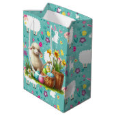Paaslammetjes Medium Cadeauzakje (Achterkant Gekanteld)