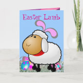 Paaslamp Feestdagen Kaart (Voorkant)