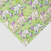 Paaslamppatroon op Paisley Tissuepapier (Detail)